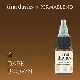  Permablend Tina Davies 'I Love INK' 4 Dark Brown, 15 .